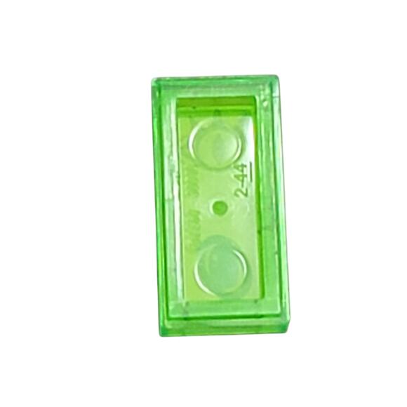 LEGO Goblin Eye Necklace Tile 1x2 Trans Green 3069pb0556 Elves Decorated Parts - Picture 2 of 2